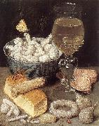 FLEGEL, Georg Still-Life with Bread and Confectionary dg oil painting picture wholesale